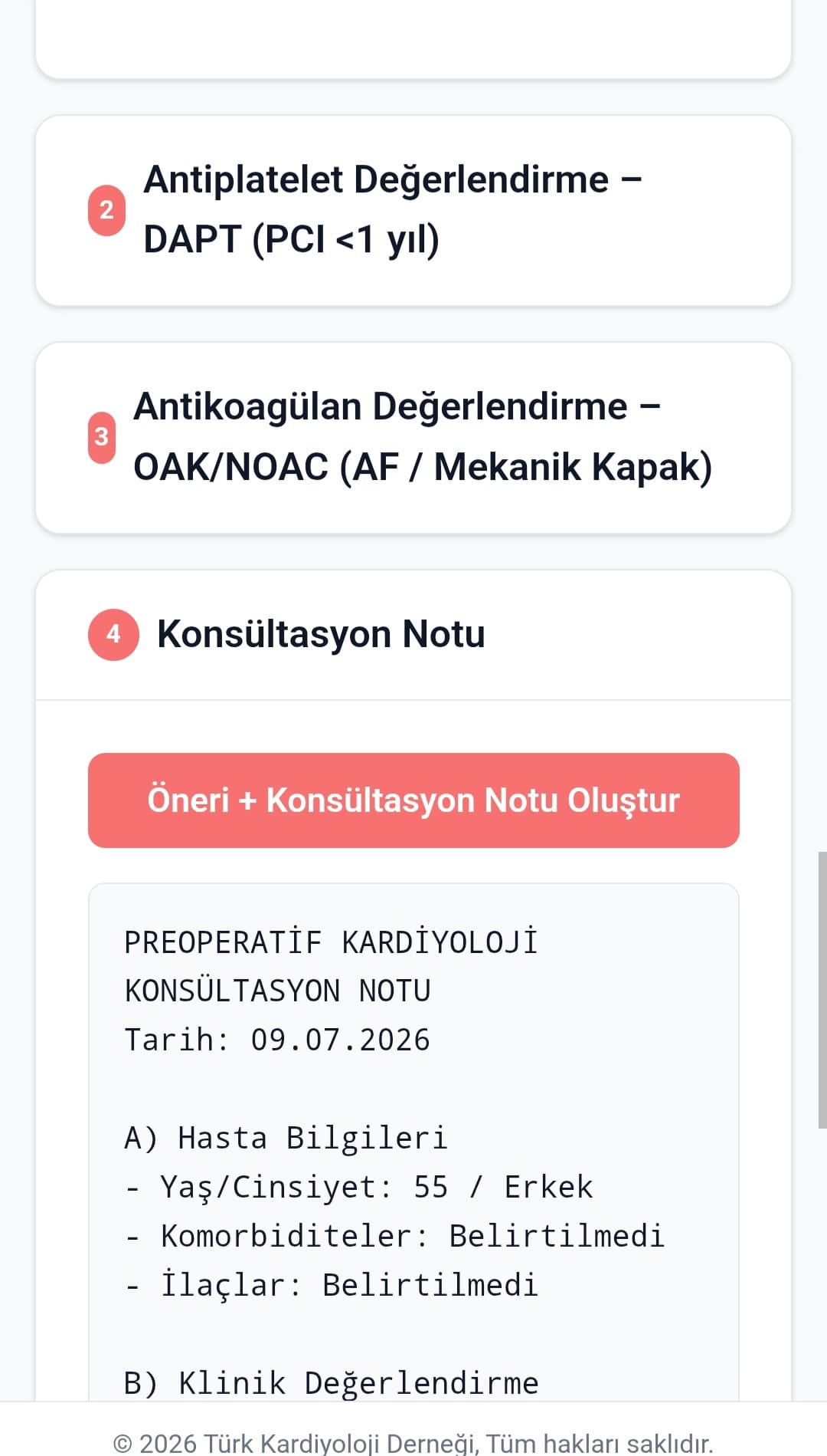Kardiyoloji Karar Destek Platformu duyuru görseli 2