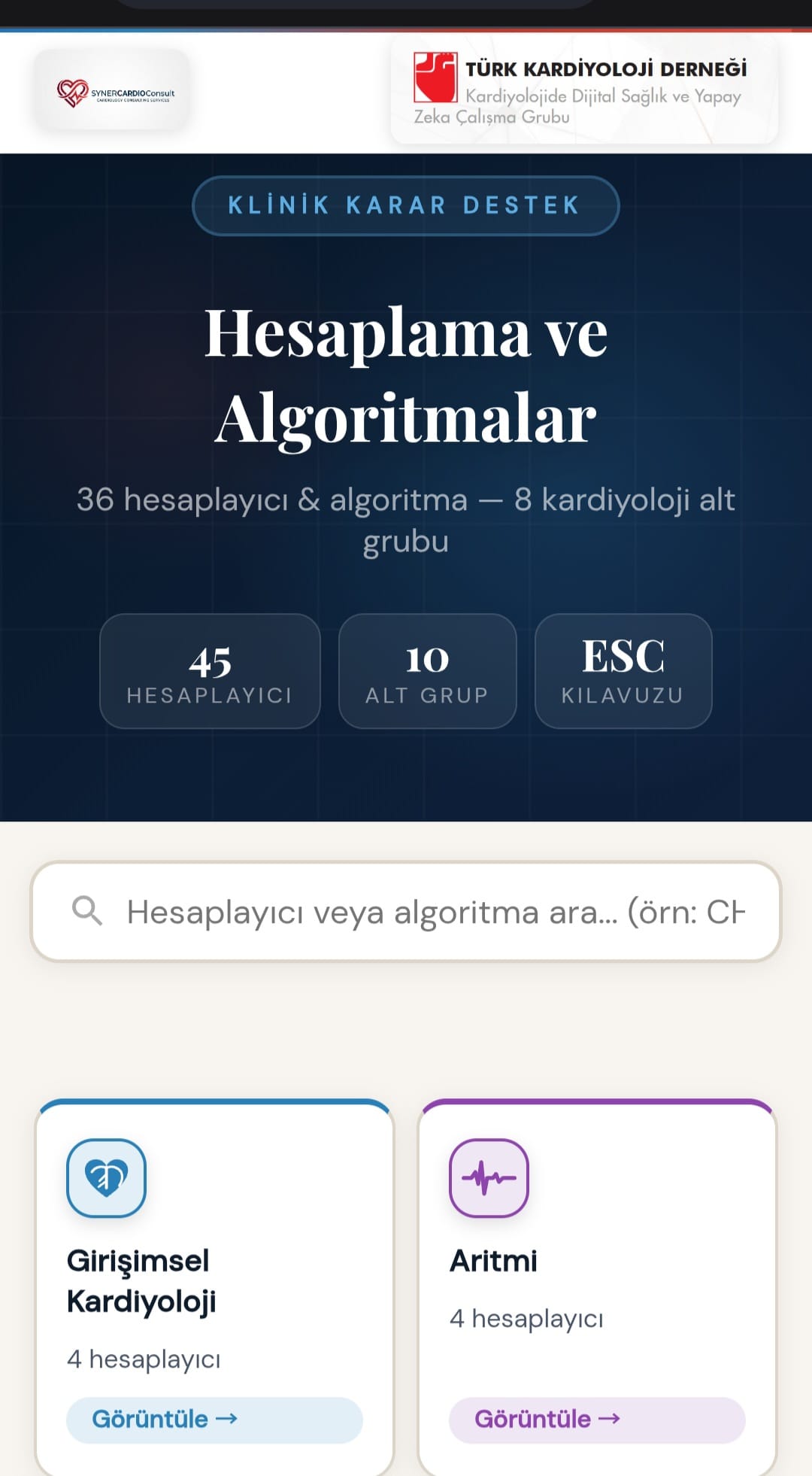 Kardiyoloji Karar Destek Platformu duyuru görseli 3